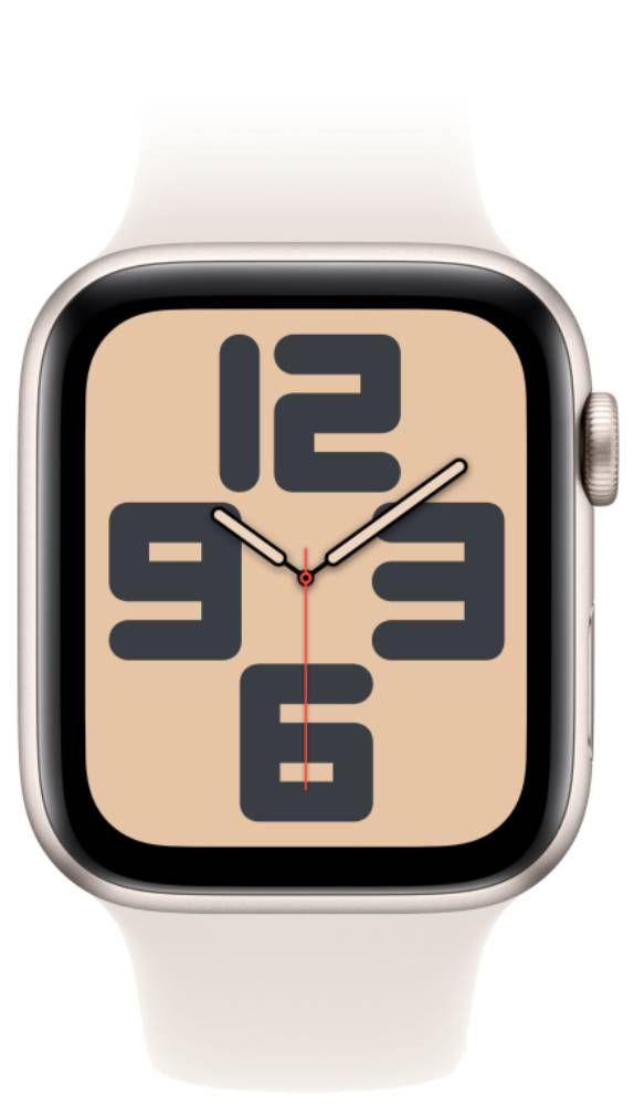 Apple Watch SE 2024 GPS 40мм корпус из алюминия Сияющая звезда+ремешок Sport Band starlight S/M
