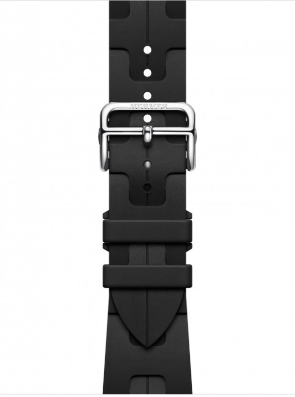 Apple Watch Ultra 2 Hermes GPS + Cellular, 49 мм, титановый корпус, резиновый ремешок черного цвета