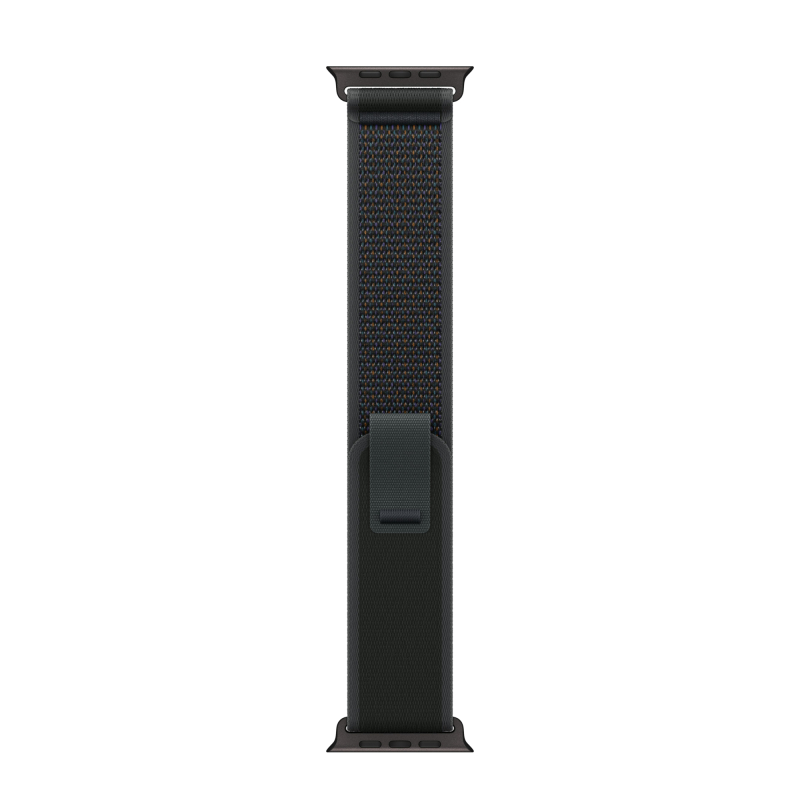 Apple Watch Ultra 2 GPS + Cellular, 49 мм, корпус черного из титана, ремешок Trail черного цвета, размер M/L (MX4V3)