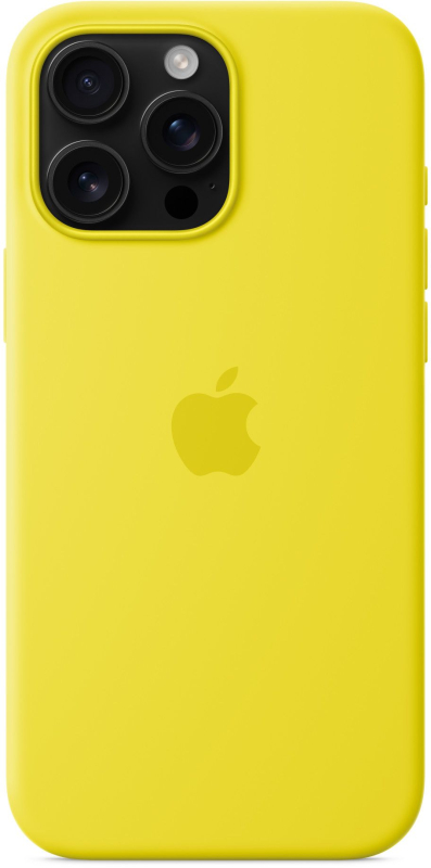 Чехол Apple для iPhone 16 Pro Max Silicone with MagSafe, желтый