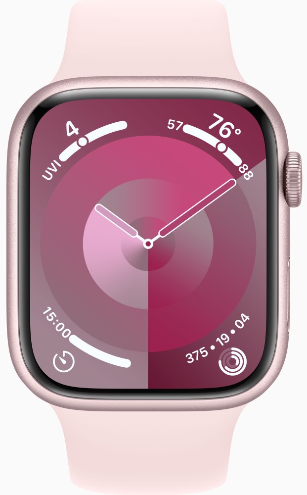 Apple Watch Series 9 GPS 41мм корпус из алюминия Розовые + ремешок Sport Band Розовый