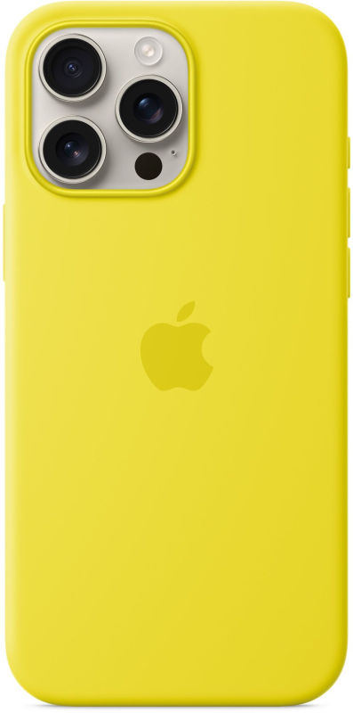 Чехол Apple для iPhone 16 Pro Max Silicone with MagSafe, желтый