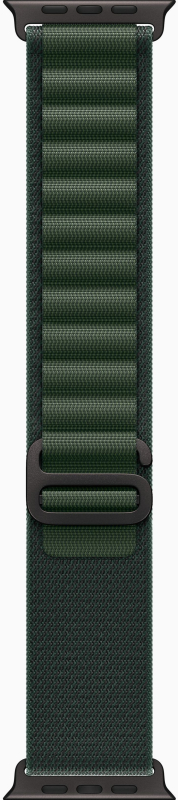 Apple Watch Ultra 2 GPS + Cellular, 49 мм, корпус из черного титана, ремешок Alpine зеленого цвета, L 165-210mm (MX4T3)