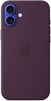 Чехол Apple для iPhone 16 Plus Silicone MagSafe, сливовый