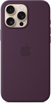 Чехол Apple для iPhone 16 Pro Max Silicone with MagSafe, сливовый