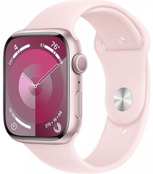Apple Watch Series 9 GPS 41мм корпус из алюминия Розовые + ремешок Sport Band Розовый
