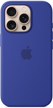 Чехол Apple для iPhone 16 Pro Silicone MagSafe, ультрамарин